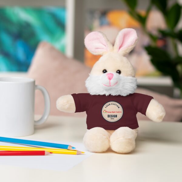 Stuffed Animals with Custom Designed Tee (6 available animals with many color options) - Image 33