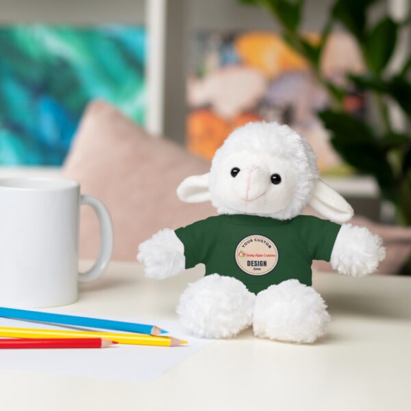 Stuffed Animals with Custom Designed Tee (6 available animals with many color options) - Image 13