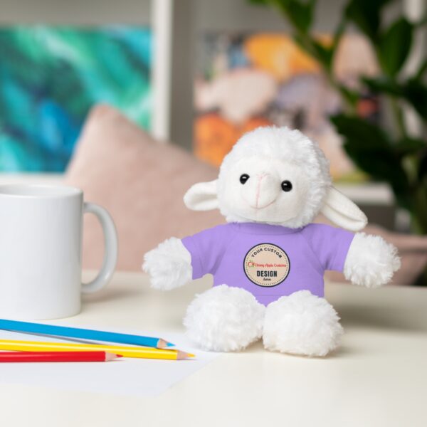 Stuffed Animals with Custom Designed Tee (6 available animals with many color options) - Image 25