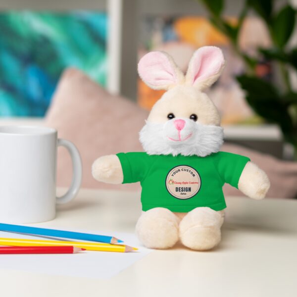 Stuffed Animals with Custom Designed Tee (6 available animals with many color options) - Image 15