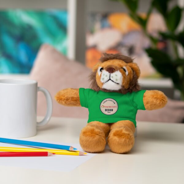 Stuffed Animals with Custom Designed Tee (6 available animals with many color options) - Image 17