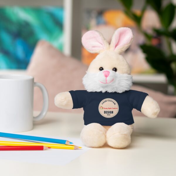 Stuffed Animals with Custom Designed Tee (6 available animals with many color options) - Image 39