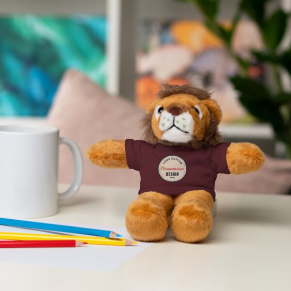 Stuffed Animals with Custom Designed Tee (6 available animals with many color options) - Image 35