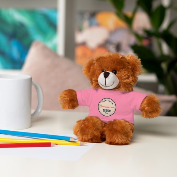 Stuffed Animals with Custom Designed Tee (6 available animals with many color options) - Image 50