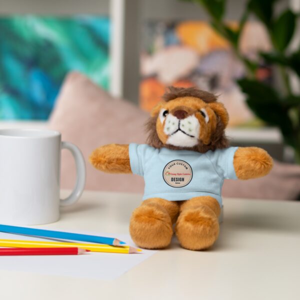 Stuffed Animals with Custom Designed Tee (6 available animals with many color options) - Image 29