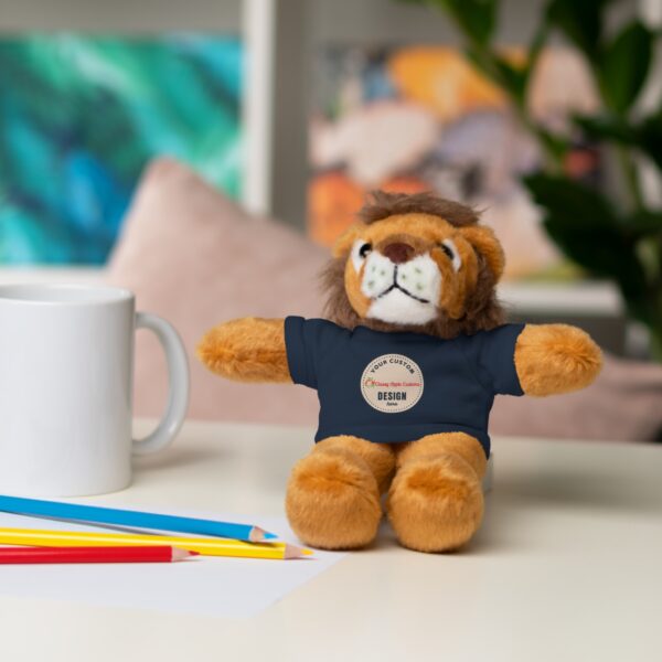 Stuffed Animals with Custom Designed Tee (6 available animals with many color options) - Image 41