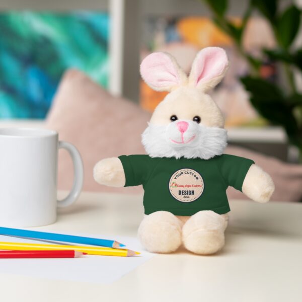 Stuffed Animals with Custom Designed Tee (6 available animals with many color options) - Image 9