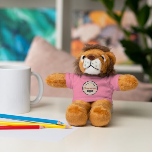 Stuffed Animals with Custom Designed Tee (6 available animals with many color options) - Image 53