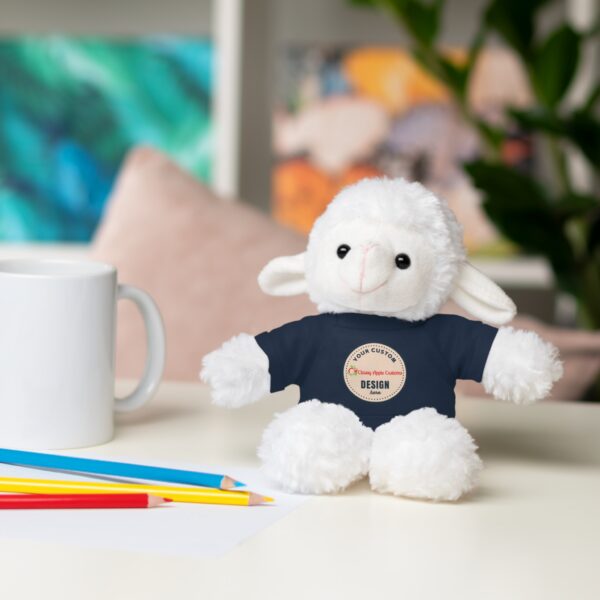 Stuffed Animals with Custom Designed Tee (6 available animals with many color options) - Image 43